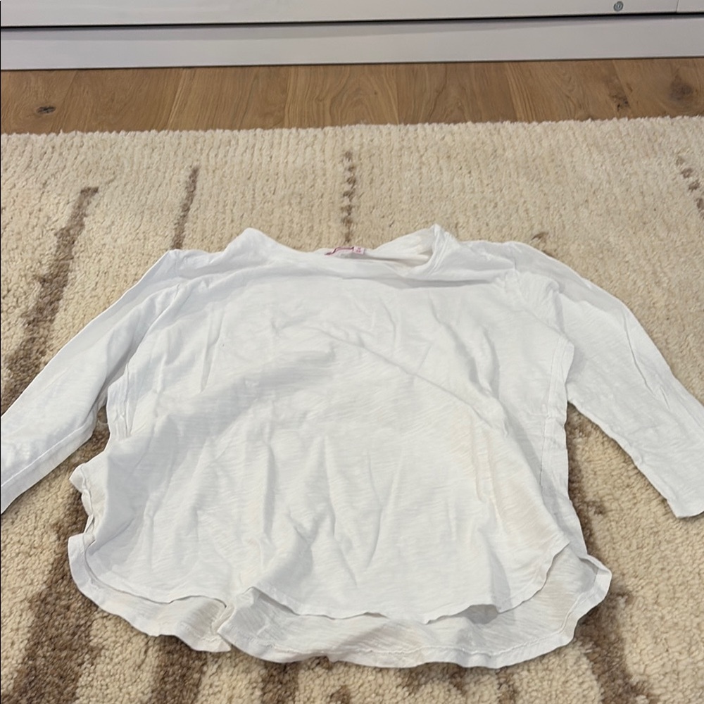 Women's White Top Fresh Produce size L